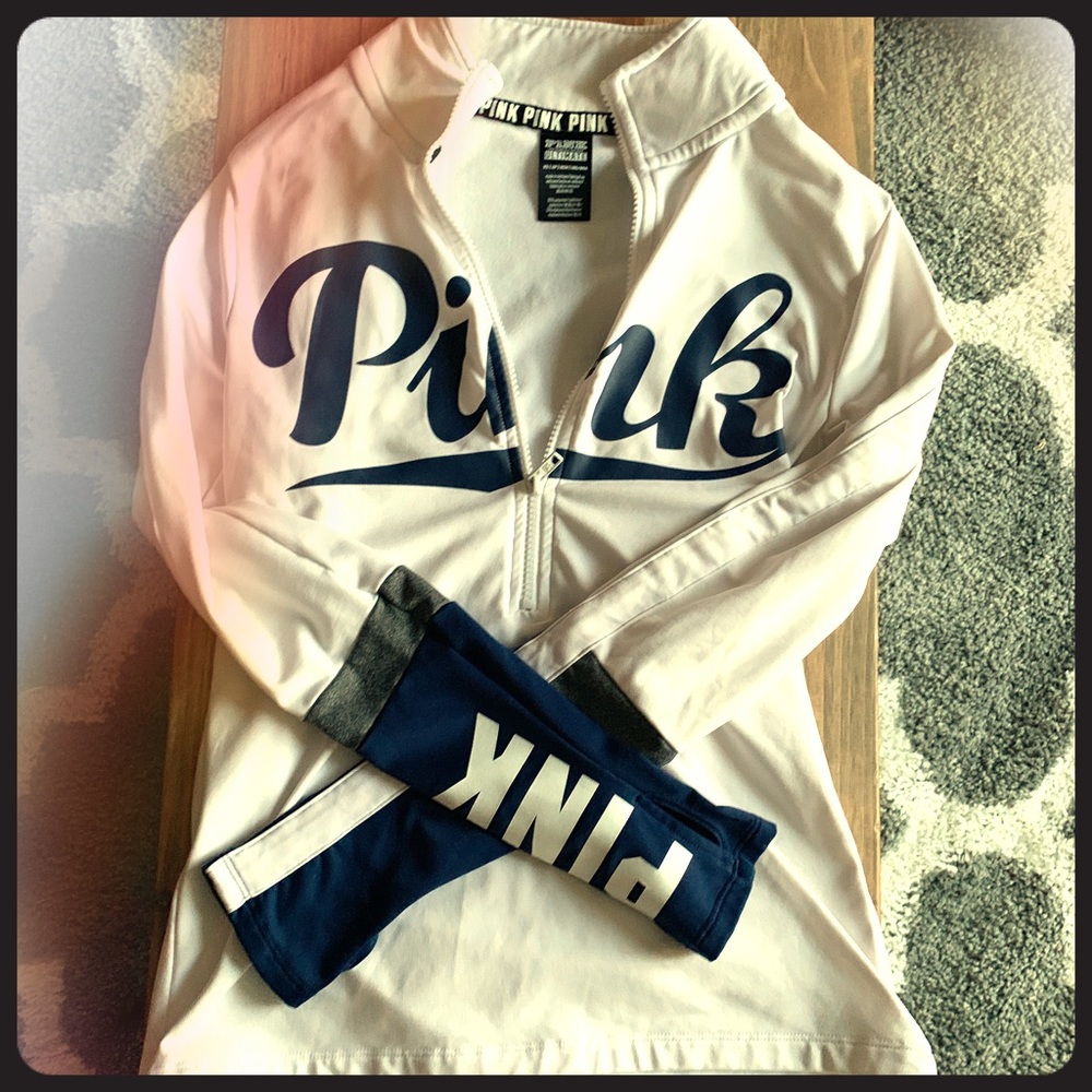 Victoria Secret Pink quarter zip.